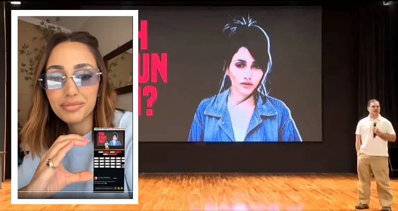 <div class="paragraphs"><p>ಬ್ರೆಜಿಲ್ ರೂಪದರ್ಶಿ ಲಾರಿಸ್ಸಾ ಹಾಗೂ ಅವರ ಫೋಟೊವನ್ನು ತೋರಿಸುತ್ತಿರುವ ರಾಹುಲ್ ಗಾಂಧಿ (ಬಲ ಚಿತ್ರ)</p></div>