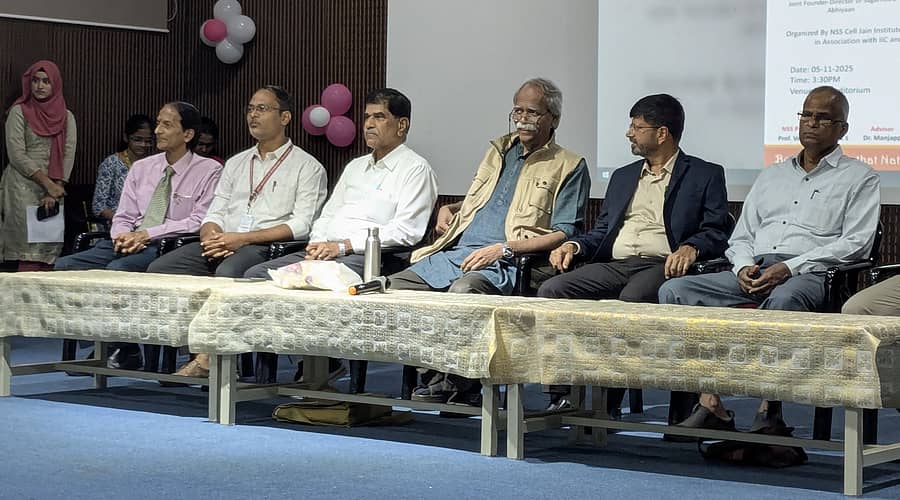 ದಾವಣಗೆರೆಯ ಜೈನ್ ಎಂಜಿನಿಯರಿಂಗ್ ಕಾಲೇಜಿನಲ್ಲಿ ಪ್ಲಾಸ್ಟಿಕ್ ತ್ಯಾಜ್ಯ ನಿರ್ವಹಣೆ ಕುರಿತು ಜಾಗೃತಿ ಕಾರ್ಯಕ್ರಮ ನಡೆಯಿತು