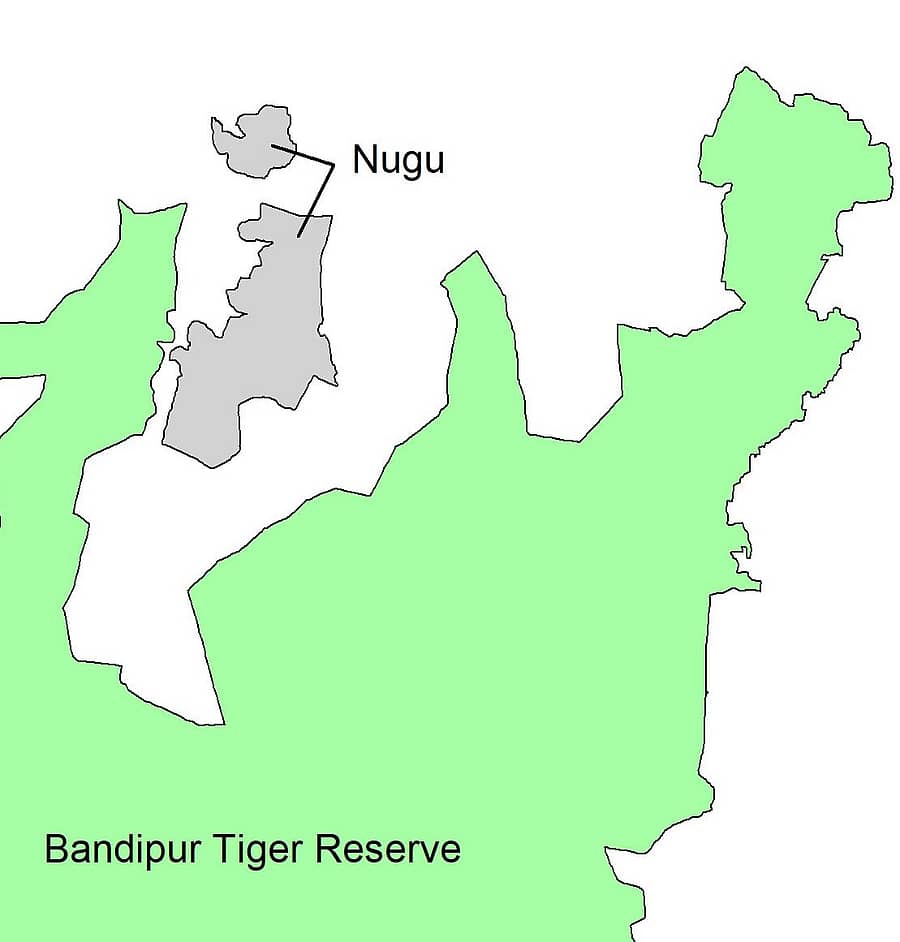 ಹುಲಿ ದಾಳಿಯಾಗುತ್ತಿರುವ ನುಗು ವನ್ಯಜೀವಿ ಧಾಮ ಹಾಗೂ ಬಂಡೀಪುರ ಹುಲಿ ಸಂರಕ್ಷಿತ ಪ್ರದೇಶ