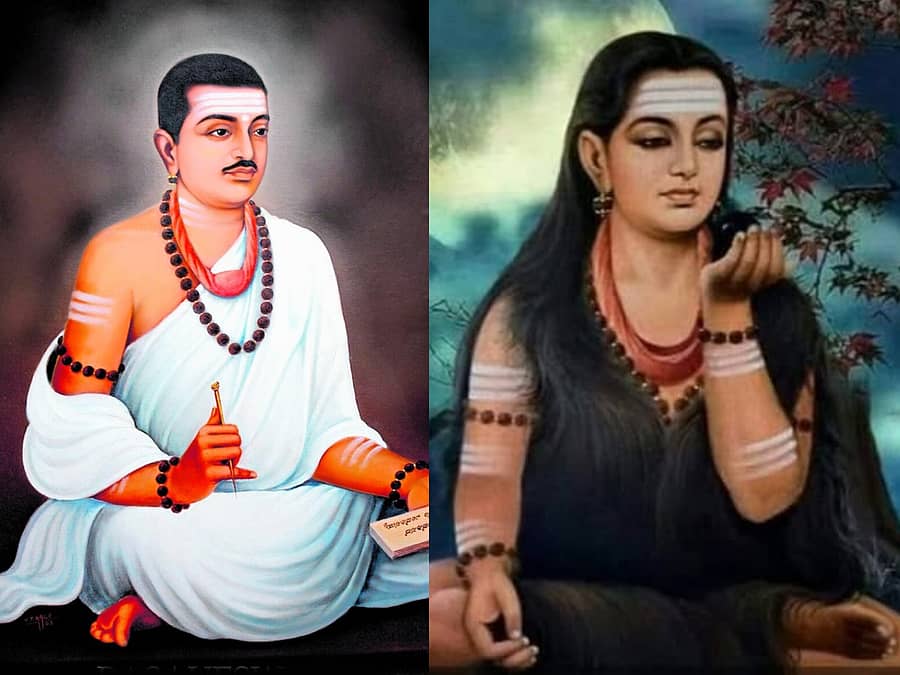 <div class="paragraphs"><p>ಬಸವಣ್ಣನವರು ಹಾಗೂ ಅಕ್ಕಮಹಾದೇವಿ</p></div>