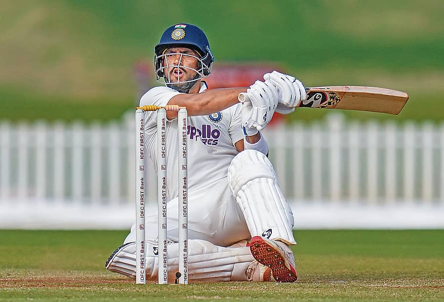 ಭಾರತ ಎ ತಂಡದ ಧ್ರುವ ಜುರೇಲ್ ಬ್ಯಾಟಿಂಗ್ –ಪಿಟಿಐ ಚಿತ್ರ