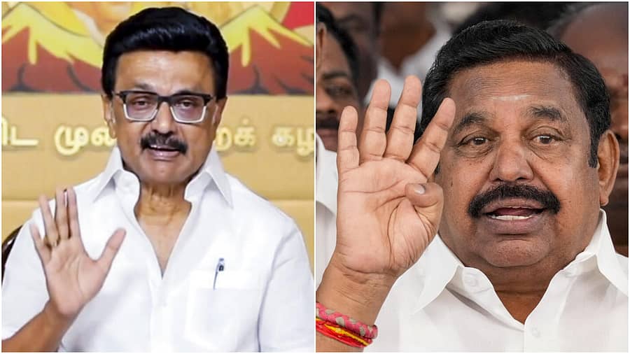 <div class="paragraphs"><p>ಎಂ.ಕೆ.ಸ್ಟಾಲಿನ್ ಮತ್ತು&nbsp;ಎಡಪ್ಪಾಡಿ ಕೆ. ಪಳನಿಸ್ವಾಮಿ</p></div>