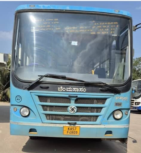 ಬೆಂಗಳೂರು ಕೆಂಪೇಗೌಡ ಬಸ್ ನಿಲ್ದಾಣಕ್ಕೆ ನೂತನವಾಗಿ ಸಂಚರಿಸಲಿರುವ ಬಿಎಂಟಿಸಿ ಬಸ್ ಸೌಲಭ್ಯ ಕಲ್ಪಿಸಿರುವುದು.