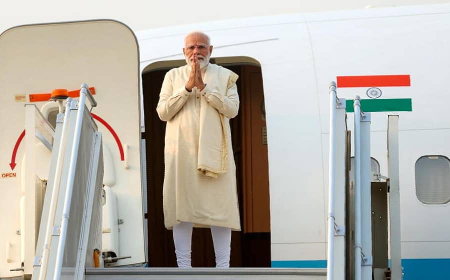 <div class="paragraphs"><p>ಭೂತಾನ್‌ಗೆ ತೆರಳಿದ ಪ್ರಧಾನಿ ಮೋದಿ</p></div>