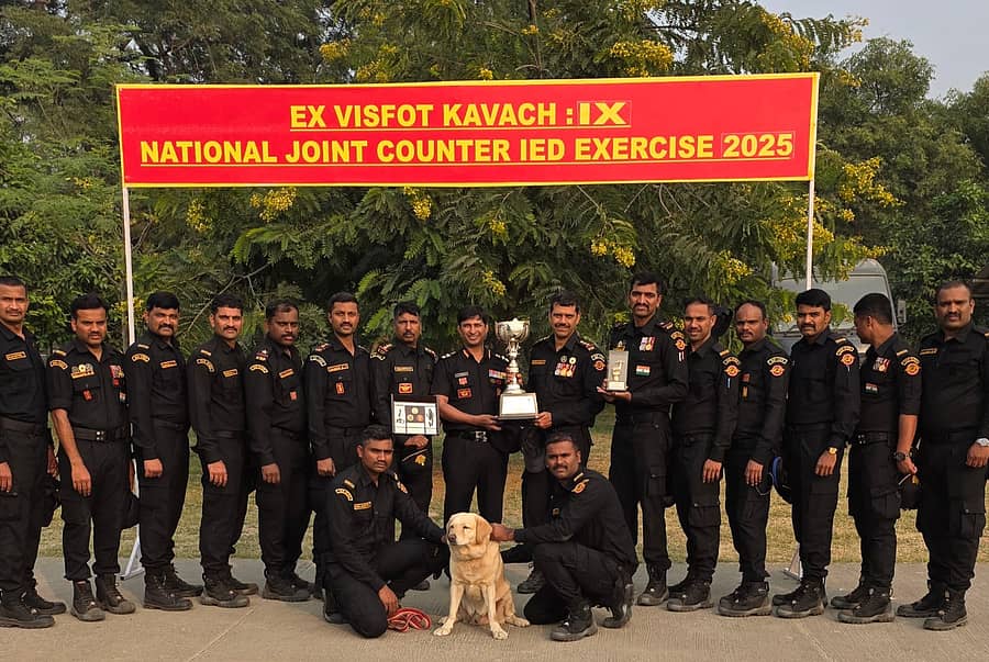 ಸ್ಪರ್ಧೆಯಲ್ಲಿ ಜಯಗಳಿಸಿದ ಕರ್ನಾಟಕದ ಆಂತರಿಕ ಭದ್ರತಾ ವಿಭಾಗದ ತಂಡ 