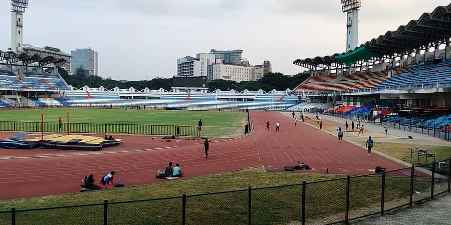 <div class="paragraphs"><p>ಬೆಂಗಳೂರಿನ ಕಂಠೀರವ ಹೊರಾಂಗಣ ಕ್ರೀಡಾಂಗಣ</p></div>