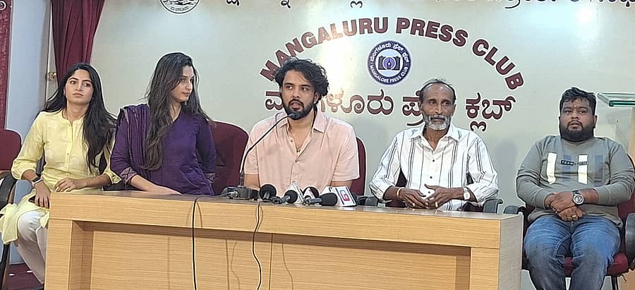 ಸುದ್ದಿಗೋಷ್ಠಿಯಲ್ಲಿ ನಟ ಲಿಖಿತ್ ಶೆಟ್ಟಿ ಮಾತನಾಡಿದರು