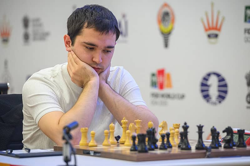 ಸೆಮಿಫೈನಲ್ ತಲುಪಿದ ಉಜ್ಬೇಕಿಸ್ತಾನದ ನದಿರ್ಬೆಕ್‌ ಯಾಕುಬುಯೇವ್
ಫಿಡೆ ಚಿತ್ರ
