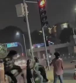 ಗಲಾಟೆಯ ದೃಶ್ಯ 