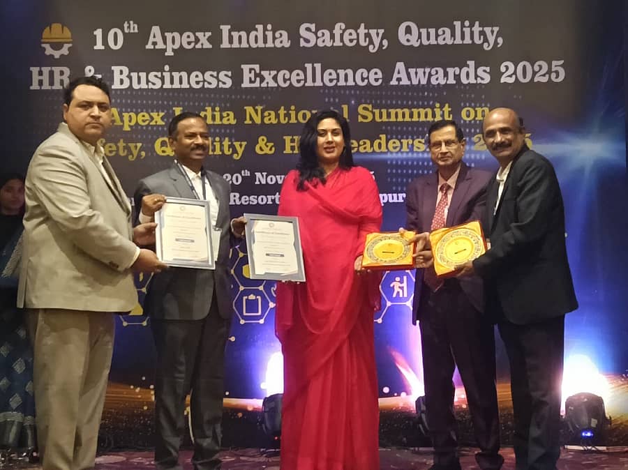 ಅಪೆಕ್ಸ್ ಇಂಡಿಯಾ ಮಾನವ ಸಂಪನ್ಮೂಲ ಶ್ರೇಷ್ಠತೆ, ಮಾನವ ಸಂಪನ್ಮೂಲ ಧಾರಣಾ ಶ್ರೇಷ್ಠತೆ ಪ್ರಶಸ್ತಿಗಳನ್ನು ಕೆಎಸ್ಆರ್ಟಿಸಿ ಅಧಿಕಾರಿಗಳು ಸ್ವೀಕರಿಸಿದರು