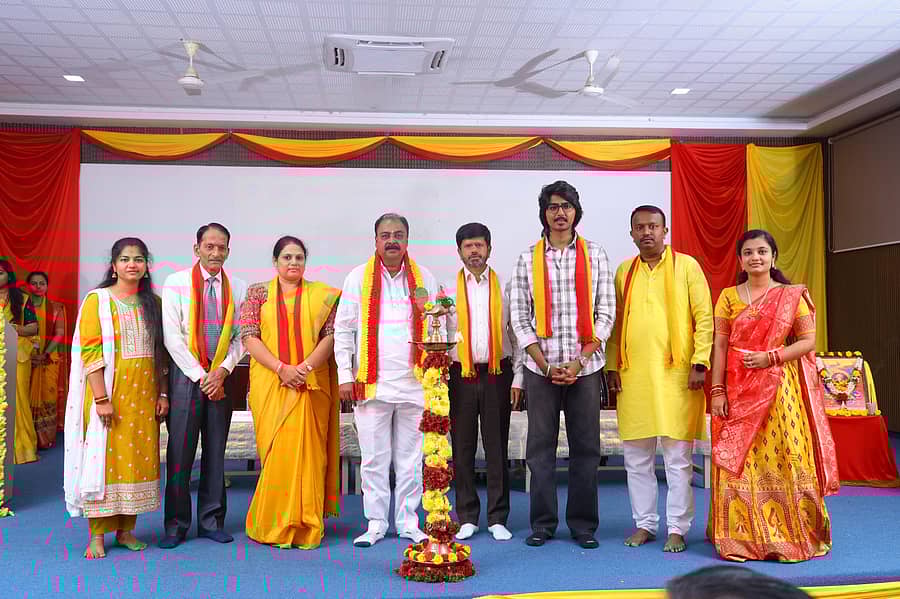 ದಾವಣಗೆರೆಯ ಜೈನ್‌ ಇನ್‌ಸ್ಟಿಟ್ಯೂಟ್‌ ಆಫ್‌ ಟೆಕ್ನಾಲಜಿಯಲ್ಲಿ ಶುಕ್ರವಾರ ಕರ್ನಾಟಕ ರಾಜ್ಯೋತ್ಸವ ನಡೆಯಿತು