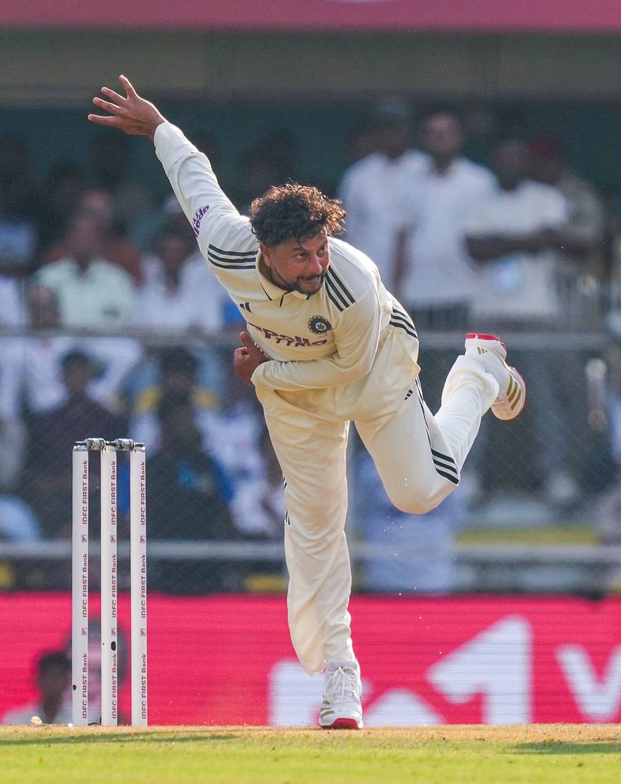 ಭಾರತ ಕ್ರಿಕೆಟ್ ತಂಡದ ಸ್ಪಿನ್ನರ್ ಕುಲದೀಪ್ ಯಾದವ್ 