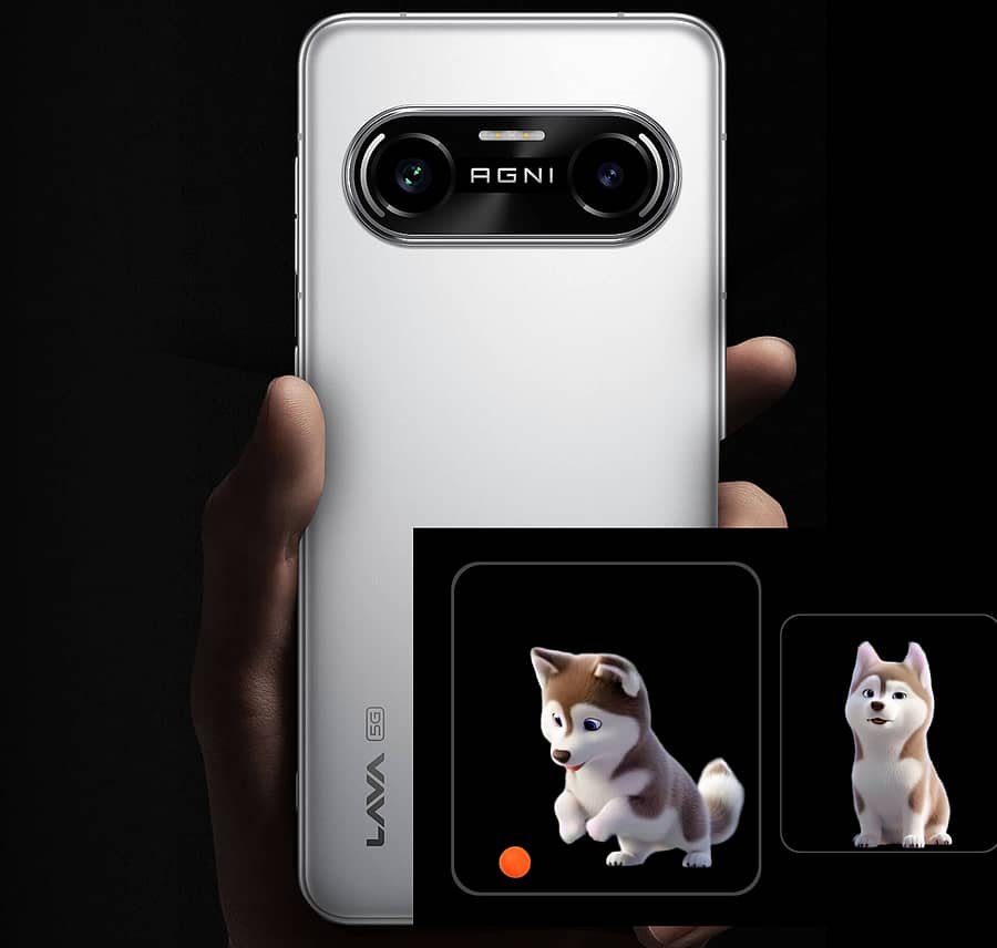 <div class="paragraphs"><p>ಲಾವಾದ ಪ್ರೀಮಿಯಂ ವೈಶಿಷ್ಟ್ಯಗಳ ಅಗ್ನಿ-4 ಹಾಗೂ ವಾಯು ಎಐ ಲಾಂಛನ - ನಾಯಿಮರಿ</p></div>