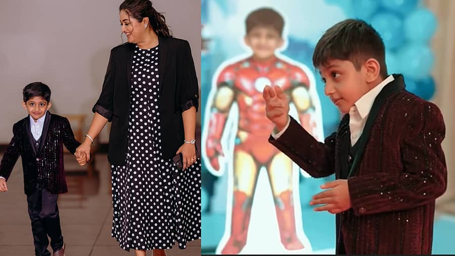 <div class="paragraphs"><p>ಮೇಘನಾ ರಾಜ್, ರಾಯನ್‌ ರಾಜ್‌ ಸರ್ಜಾ </p></div>