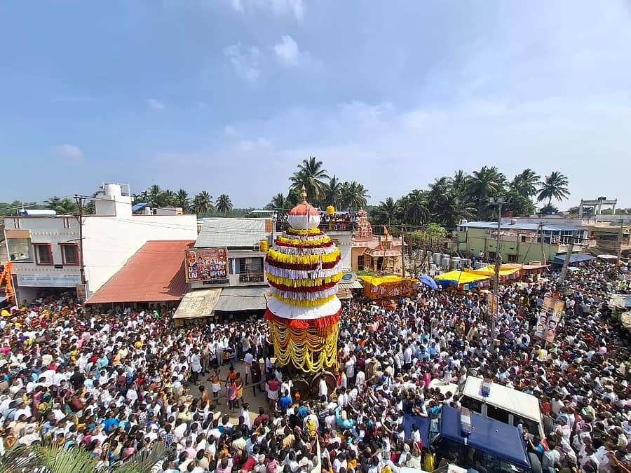 ರಾಮನಾಥಪುರದಲ್ಲಿ ಪ್ರಸನ್ನ ಸುಬ್ರಹ್ಮಣ್ಯ ಸ್ವಾಮಿ ಚಂಪಾ ಷಷ್ಠಿ ರಥೋತ್ಸವವು ಬುಧವಾರ ವಿಜೃಂಭಣೆಯಿಂದ ಜರುಗಿತು
