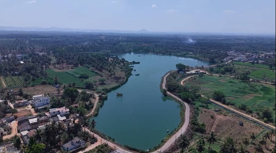 ಬಿಡದಿಯಲ್ಲಿ ನಿರ್ಮಾಣವಾಗಲಿರುವ ‌ಗ್ರೇಟರ್ ಬೆಂಗಳೂರು ಸಮಗ್ರ ಉಪನಗರದ ಪಕ್ಷಿ ನೋಟ