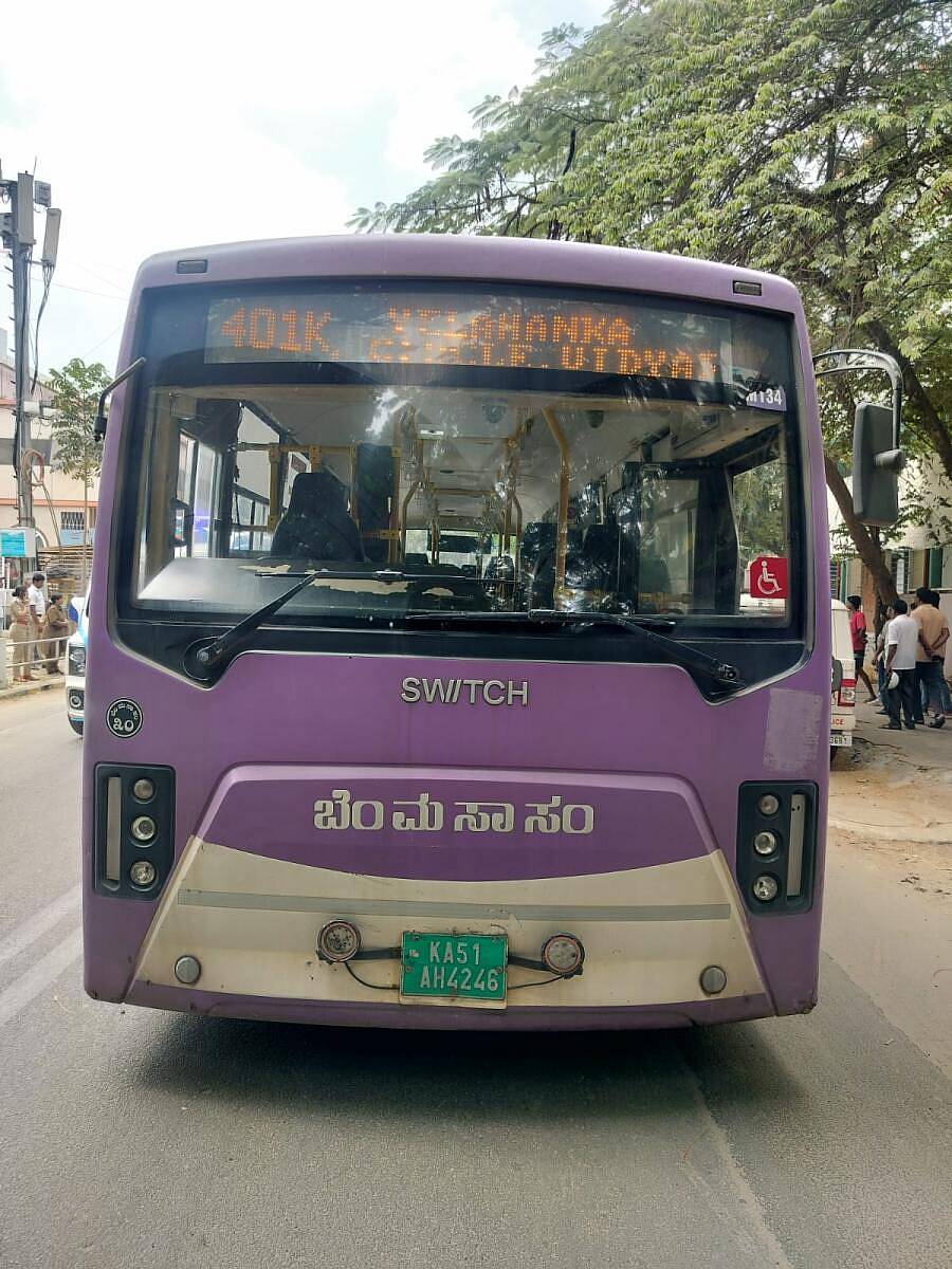 ನ.20ರಂದು ಗೋವಿಂದರಾಜನಗರದ ಸರ್ವಜ್ಞ ಪಬ್ಲಿಕ್ ಸ್ಕೂಲ್ ಎದುರು ಅಪಘಾತಕ್ಕೆ ಕಾರಣವಾಗಿದ್ದ ಬಿಎಂಟಿಸಿ ಎಲೆಕ್ಟ್ರಿಕ್ ಬಸ್