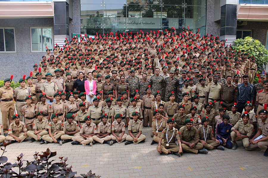 ಬೆಂಗಳೂರಿನಲ್ಲಿ ನಡೆದ ಎನ್‌ಸಿಸಿ ಶಿಬಿರದಲ್ಲಿ 500ಕ್ಕೂ ಅಧಿಕ ಕೆಡೆಟ್‌ಗಳು ಪಾಲ್ಗೊಂಡಿದ್ದರು.