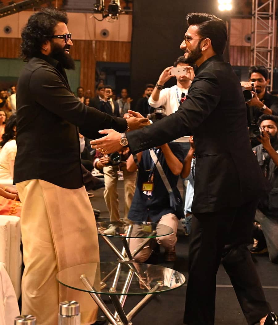 ರಿಷಬ್‌ ಶೆಟ್ಟಿ, ರಣ್‌ವೀರ್‌ ಸಿಂಗ್‌ 