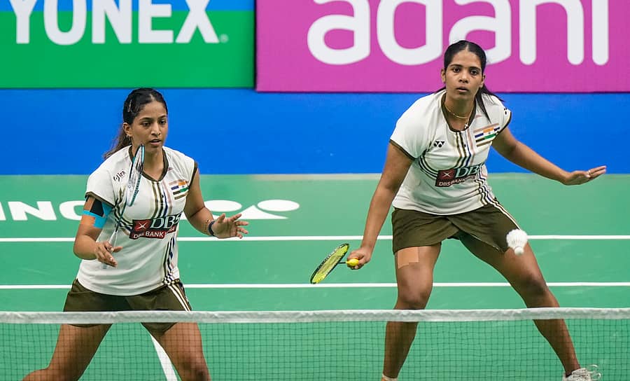 ಭಾರತದ ಗಾಯತ್ರಿ ಗೋಪಿಚಂದ್ ಮತ್ತು ಟ್ರೀಸಾ ಜೋಳಿ –ಪಿಟಿಐ ಚಿತ್ರ