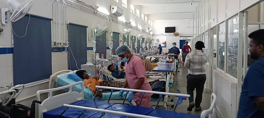 ಚಿತ್ರದುರ್ಗದ ಜಿಲ್ಲಾಸ್ಪತ್ರೆಯಲ್ಲಿರುವ ಡಯಾಲಿಸಿಸ್ ಕೇಂದ್ರ