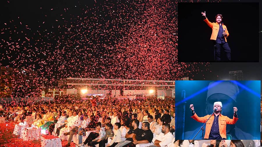 <div class="paragraphs"><p>ಜಾವೇದ್ ಅಲಿ ಸಂಗೀತ ಸಂಜೆಯಲ್ಲಿ ಕುಣಿದು ಕುಪ್ಪಳಿಸಿದ ಜನ</p></div>