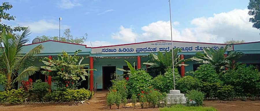 ಜಮಖಂಡಿ ತಾಲ್ಲೂಕಿನ ಕೊಣ್ಣೂರ ಗ್ರಾಮದ ಸರ್ಕಾರಿ ಹಿರಿಯ ಪ್ರಾಥಮಿಕ ಶಾಲೆ ಕೊಣ್ಣೂರ ತೋಟ-2 ಶಾಲೆಯ ನೋಟ