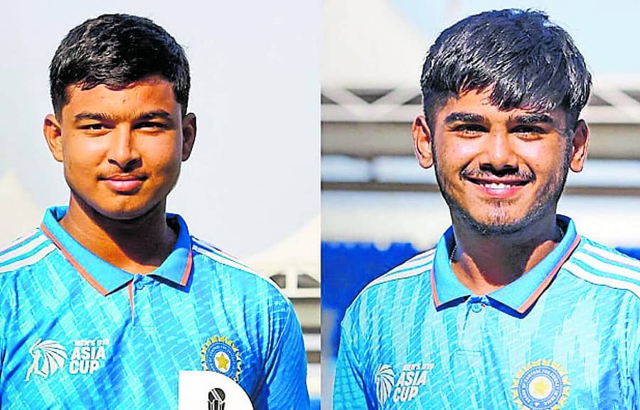 <div class="paragraphs"><p>ವೈಭವ ಸೂರ್ಯವಂಶಿ ಮತ್ತು ಆಯುಷ್ ಮ್ಹಾತ್ರೆ</p></div>