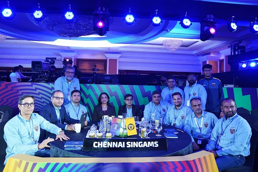 <div class="paragraphs"><p> ಚೆನ್ನೈ ಸಿಂಗಮ್ಸ್</p></div>