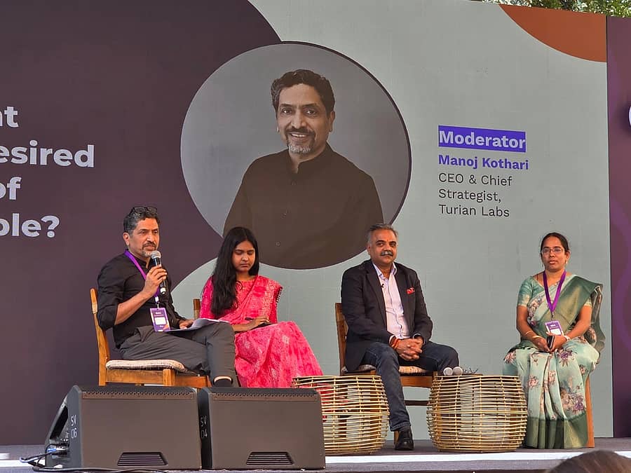 ಕ್ವೆಸ್ಟ್ ಅಲೆಯನ್ಸ್ ಆಯೋಜಿಸಿದ್ದ ಕ್ವೆಸ್ಟ್ 2 ಲರ್ನ್ ಶೃಂಗಸಭೆಯ ಸಂವಾದದಲ್ಲಿ ಮನೋಜ್ ಕೊಠಾರಿ, ಡಿ ಮಾಧವಿ ಲತಾ, ಸಂಜಯ್ಕುಮಾರ್ ಸಿಂಗ್, ಕಬೇರಿ ಮುದುಲಿ ಭಾಗಿಯಾಗಿದ್ದರು