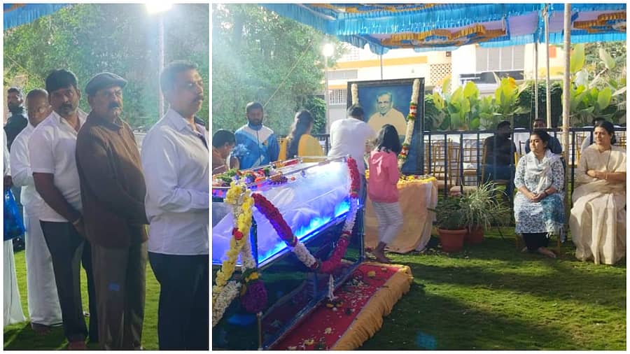 <div class="paragraphs"><p>ದಾವಣಗೆರೆಗೆ ತಲುಪಿದ ಶಾಮನೂರು ಶಿವಶಂಕರಪ್ಪ ಪಾರ್ಥಿವ ಶರೀರ: ಅಭಿಮಾನಿಗಳ ಜಮಾವಣೆ</p></div>