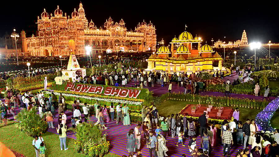 ಅರಮನೆ ಅಂಗಳದಲ್ಲಿ ಫಲಪುಷ್ಪ ಪ್ರದರ್ಶನ (ಸಂಗ್ರಹ ಚಿತ್ರ)