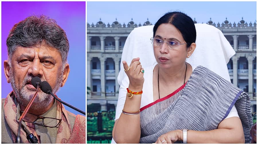 <div class="paragraphs"><p>ಡಿಸಿಎಂ ಡಿಕೆಶಿ, ಲಕ್ಷ್ಮೀ ಹೆಬ್ಬಾಳಕರ</p></div>