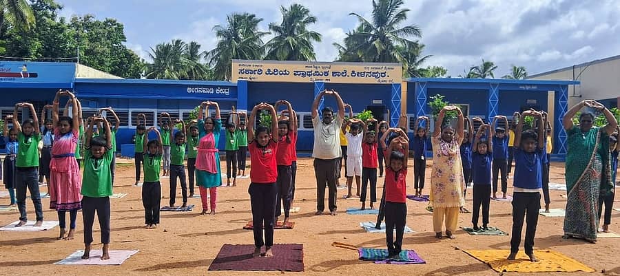 ಮೈಸೂರು ತಾಲ್ಲೂಕಿನ ಕೀಳನಪುರ ಸರ್ಕಾರಿ ಹಿರಿಯ ಪ್ರಾಥಮಿಕ ಶಾಲೆಯ ನೋಟ