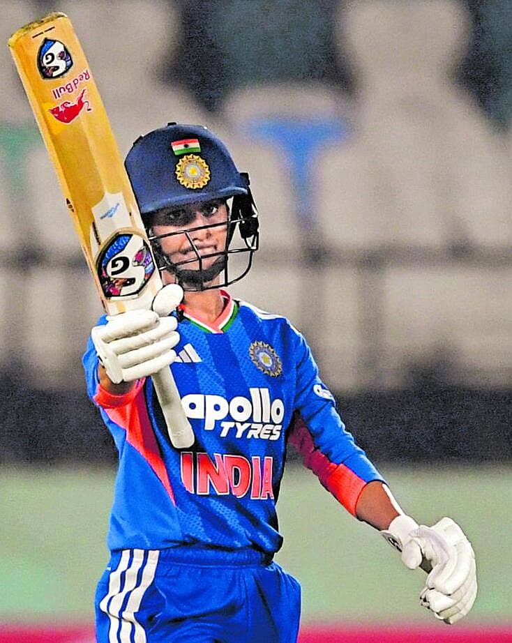 <div class="paragraphs"><p>ಅಜೇಯ ಅರ್ಧಶತಕ ಗಳಿಸಿದ ಜೆಮಿಮಾ ರಾಡ್ರಿಗಸ್‌ <br></p></div>