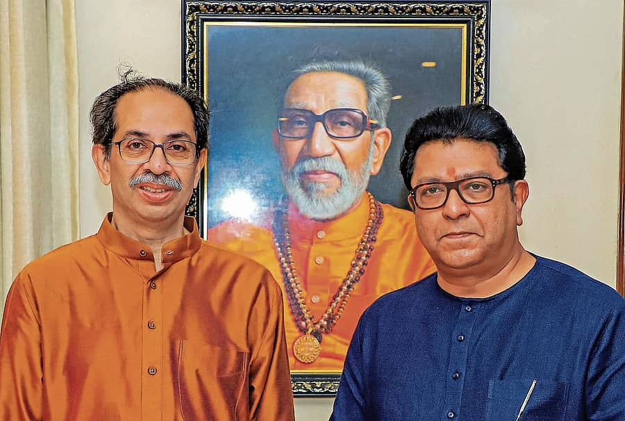 ಉದ್ಧವ್ ಠಾಕ್ರೆ ಮತ್ತು ರಾಜ್ ಠಾಕ್ರೆ (ಪಿಟಿಐ ಚಿತ್ರ)