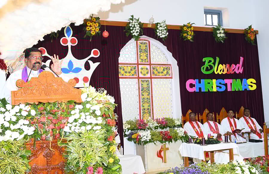 ಬೀದರ್‌ನ ಸೇಂಟ್‌ ಪಾಲ್‌ ಮೆಥೋಡಿಸ್ಟ್‌ ಸೆಂಟ್ರಲ್‌ ಚರ್ಚಿನ ಮೇಲ್ವಿಚಾರಕ ಡಿಸೋಜ್‌ ಥಾಮಸ್‌ ಅವರು ಏಸು ಕ್ರಿಸ್ತನ ಸಂದೇಶಗಳ ಮಹತ್ವ ತಿಳಿಸಿದರು