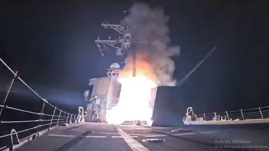 <div class="paragraphs"><p>ನೈಜೀರಿಯಾದಲ್ಲಿ ಐಸಿಸ್ ನೆಲೆಗಳ ಮೇಲೆ ದಾಳಿ ನಡೆಸಿದ ಅಮೆರಿಕ ಪಡೆ</p></div>