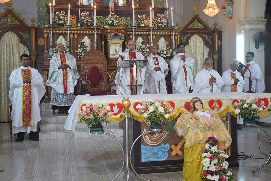 ಉಡುಪಿ ಕಥೊಲಿಕ ಧರ್ಮಪ್ರಾಂತ್ಯದ ಜುಬಿಲಿ ವರ್ಷ 2025 ರ ಸಮಾರೋಪ ಭಾನುವಾರ ಕಲ್ಯಾಣಪುರ ಮಿಲಾಗ್ರಿಸ್ ಕ್ಯಾಥೆಡ್ರಲ್‌ನಲ್ಲಿ ನಡೆಯಿತು