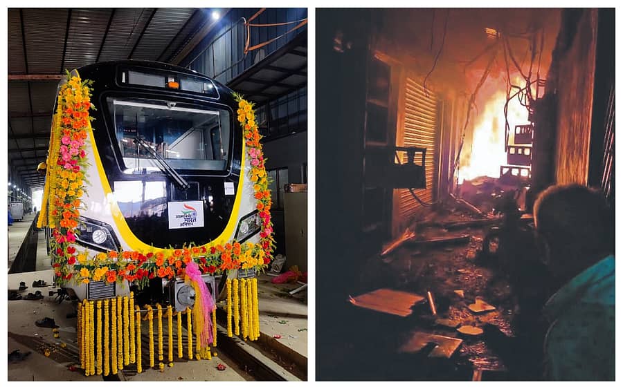 <div class="paragraphs"><p>ಮೆಟ್ರೊ ರೈಲು ಹಾಗೂ ಅಪರಾಧ ಕೃತ್ಯದ&nbsp;ಚಿತ್ರ&nbsp;</p></div>