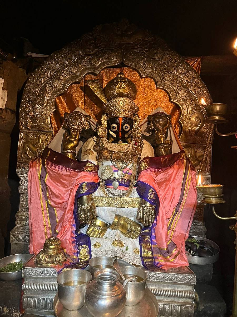 ಯೋಗಾನರಸಿಂಹ ಸ್ವಾಮಿಗೆ ದ್ವಾದಶಿಯದಂದು ವಿಶೇಷ ಅಲಂಕಾರ ಮಾಡಲಾಗಿತ್ತು