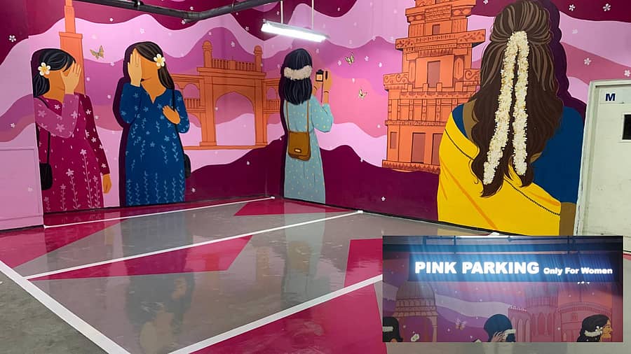 <div class="paragraphs"><p>‘ಪಿಂಕ್ ಪಾರ್ಕಿಂಗ್’ ವ್ಯವಸ್ಥೆ</p></div>