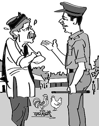 <div class="paragraphs"><p>ಚುರುಮುರಿ: ಘಾಟಿ ಕೋಳಿ!</p></div>