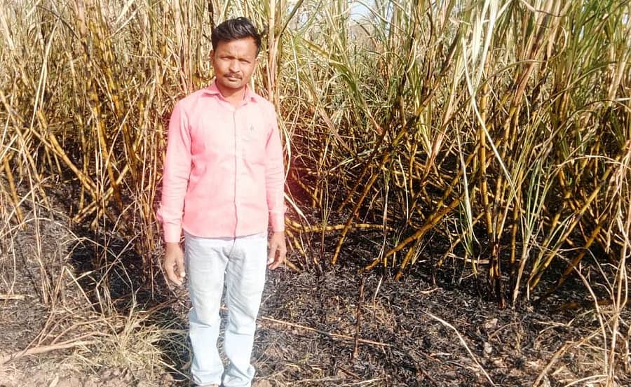 ಇಂಡಿ ತಾಲ್ಲೂಕಿನ ತಡವಲಗಾ ಗ್ರಾಮದ ಕಮಲಾಬಾಯಿ ದುಂಡಪ್ಪ ಪೂಜಾರಿ (ಅಮರಗೊಂಡ) ಅವರ ಹೊಲದಲ್ಲಿದ್ದ 3 ಎಕರೆ ಕಬ್ಬು ವಿದ್ಯತ್ ಶಾರ್ಟ್ ಸರ್ಕಿಟ್‌ನಿಂದ ಬೆಂಕಿ ತಗುಲಿ ಸುಟ್ಟಿದೆ