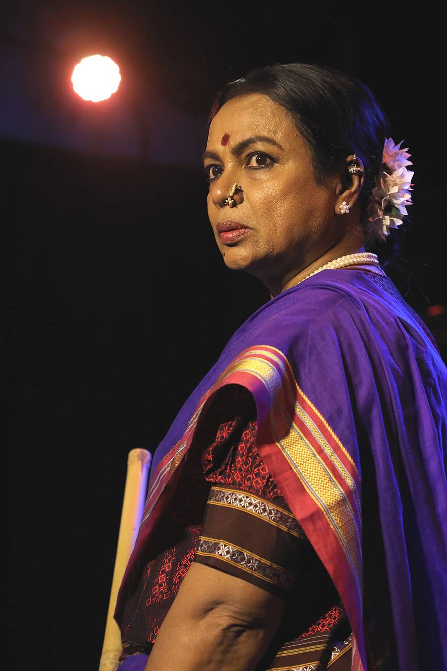 ಸಾಗರದಲ್ಲಿ ಶನಿವಾರ ರಂಗನಟಿ ಉಮಾಶ್ರೀ ಅವರು ‘ಶರ್ಮಿಷ್ಠೆ’ ಎಂಬ ಏಕವ್ಯಕ್ತಿ ರಂಗಪ್ರಯೋಗವನ್ನು ಪ್ರಸ್ತುತಪಡಿಸಿದರು.