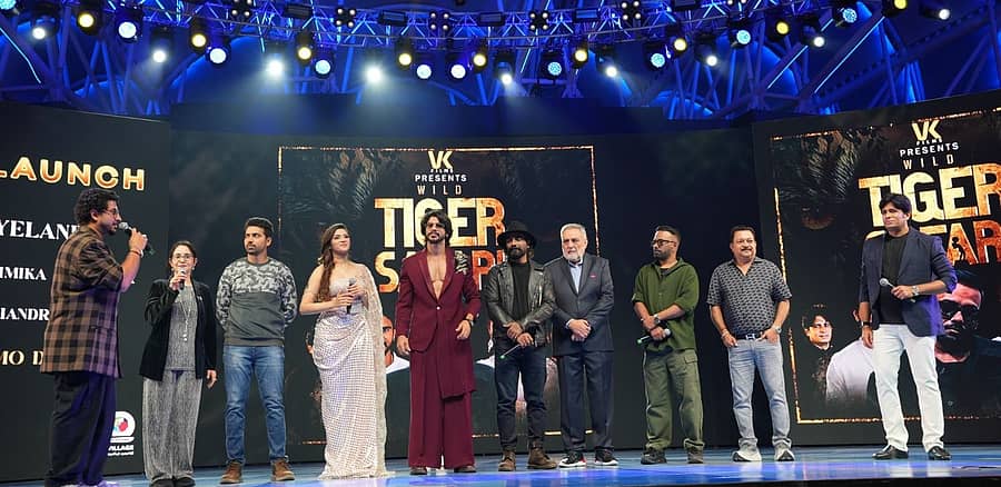 <div class="paragraphs"><p>ವೈಲ್ಡ್ ಟೈಗರ್ ಸಫಾರಿ ಸಿನಿಮಾ ತಂಡ</p></div>