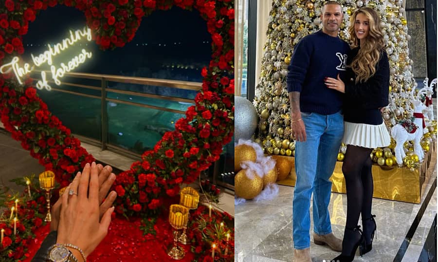 <div class="paragraphs"><p>ಸೋಫಿ ಶೈನ್,&nbsp;ಶಿಖರ್ ಧವನ್</p></div>