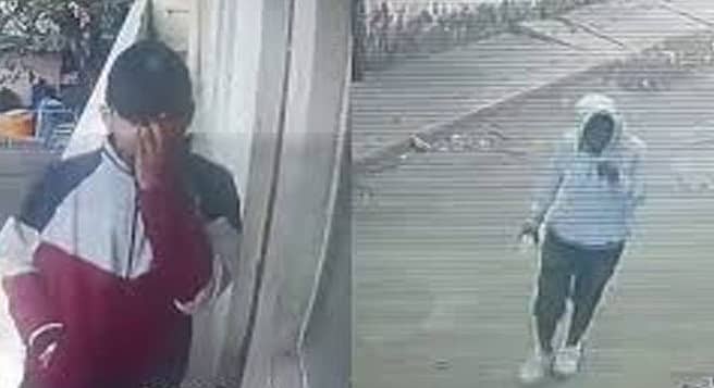 ಸಿ.ಸಿ.ಟಿ.ವಿ ಕ್ಯಾಮೆರಾದಲ್ಲಿ ಸೆರೆಯಾದ ಆರೋಪಿಗಳ ದೃಶ್ಯ   