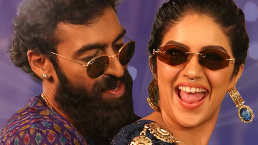 <div class="paragraphs"><p>ವಿನಯ್ ರಾಜ್‌ಕುಮಾರ್ ಜತೆ ಮೇಘಾ ಶೆಟ್ಟಿ</p></div>