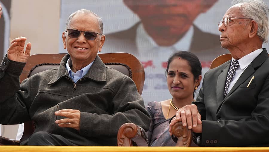 ಇನ್ಫೋಸಿಸ್ ಸಂಸ್ಥೆಯ ಸಂಸ್ಥಾಪಕ ಎನ್. ಆರ್. ನಾರಾಯಣಮೂರ್ತಿ